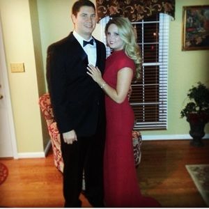 Badgley Mischka evening gown